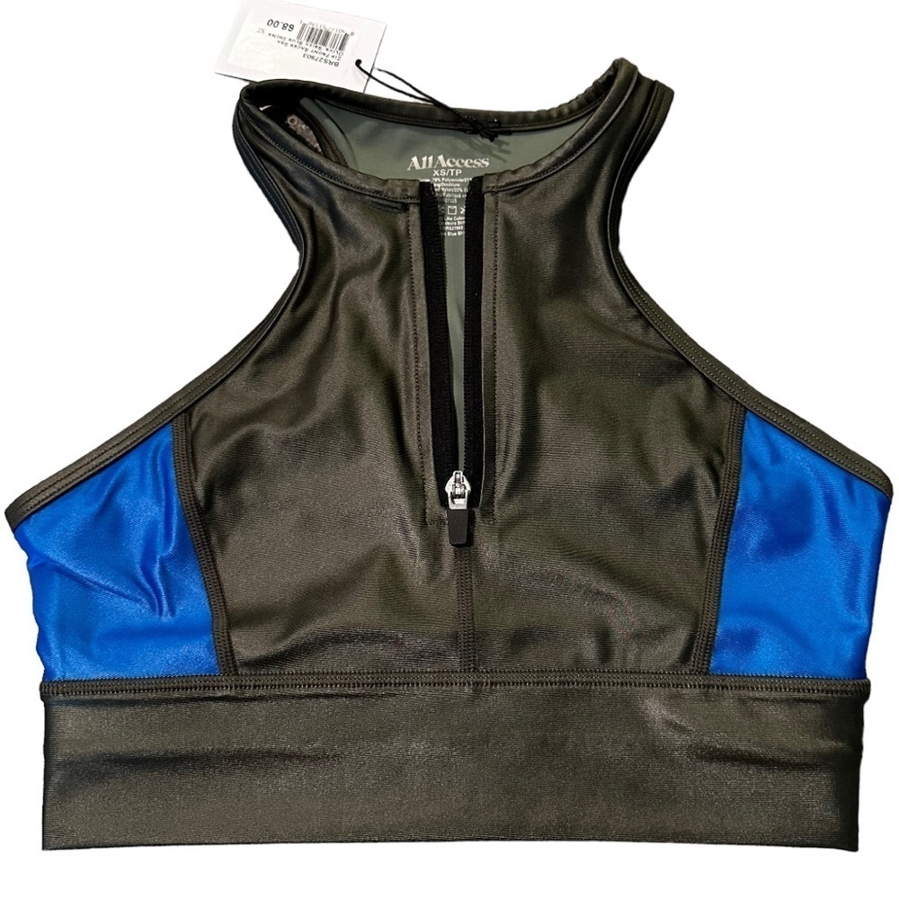 New with tags All Access Zip Front Racer Bra Size: XS - Picture 6 of 12